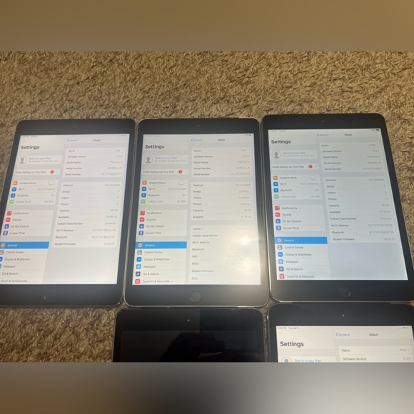 IPAD mini 3 cellular IOS 12.5.6